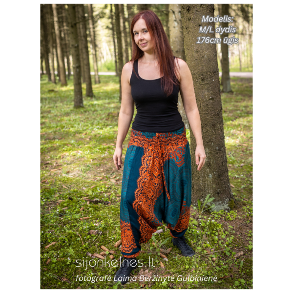 SIJONKELNĖS M/L (žalia-oranžine mandala) - Image 11