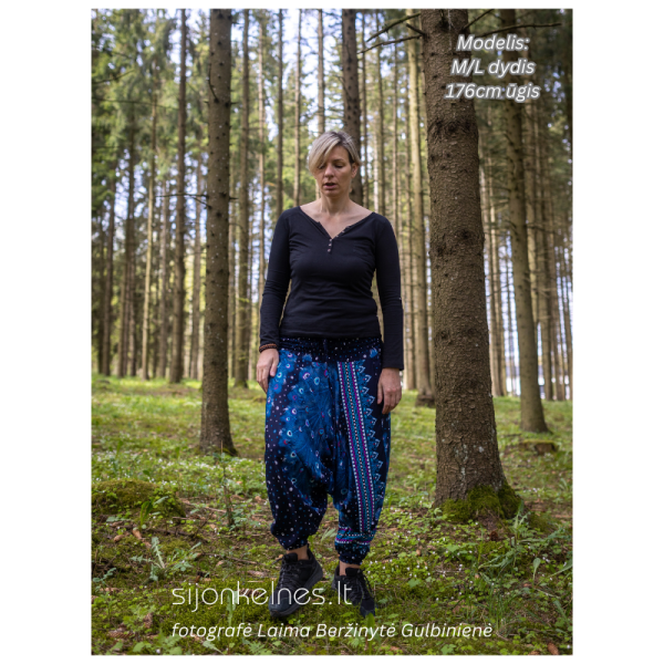 SIJONKELNĖS M/L (mėlynos povo plunksnom) - Image 12