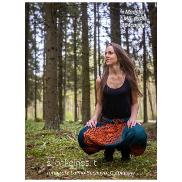 SIJONKELNĖS M/L (žalia-oranžine mandala) - Image 12