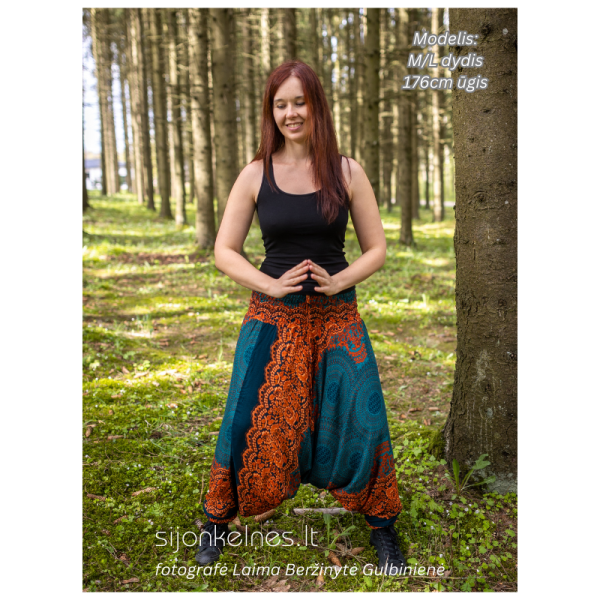 SIJONKELNĖS M/L (žalia-oranžine mandala) - Image 5