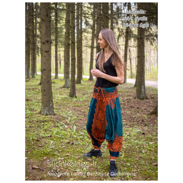 SIJONKELNĖS M/L (žalia-oranžine mandala) - Image 7