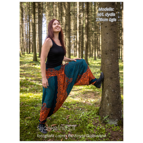 SIJONKELNĖS M/L (žalia-oranžine mandala) - Image 8