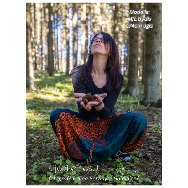 SIJONKELNĖS M/L (žalia-oranžine mandala) - Image 9